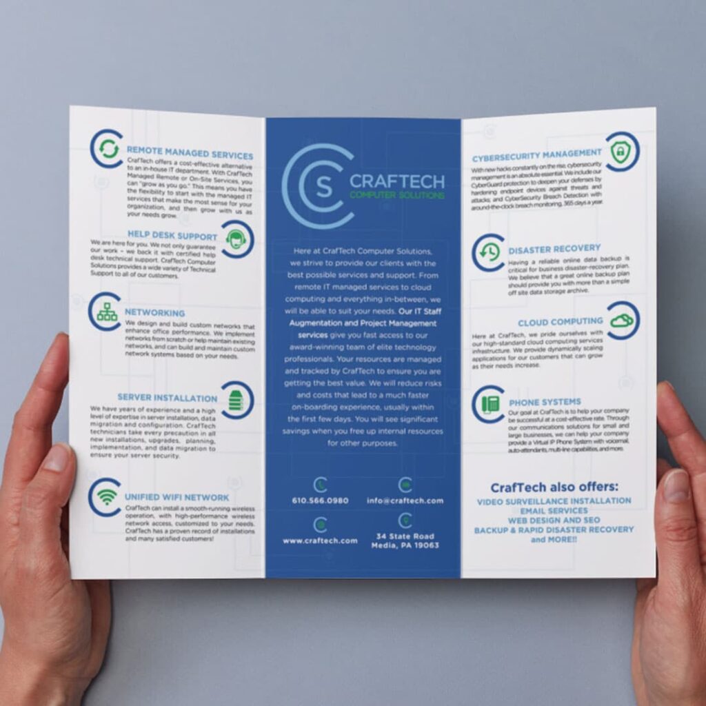 CrafTechServices_Brochure Design
