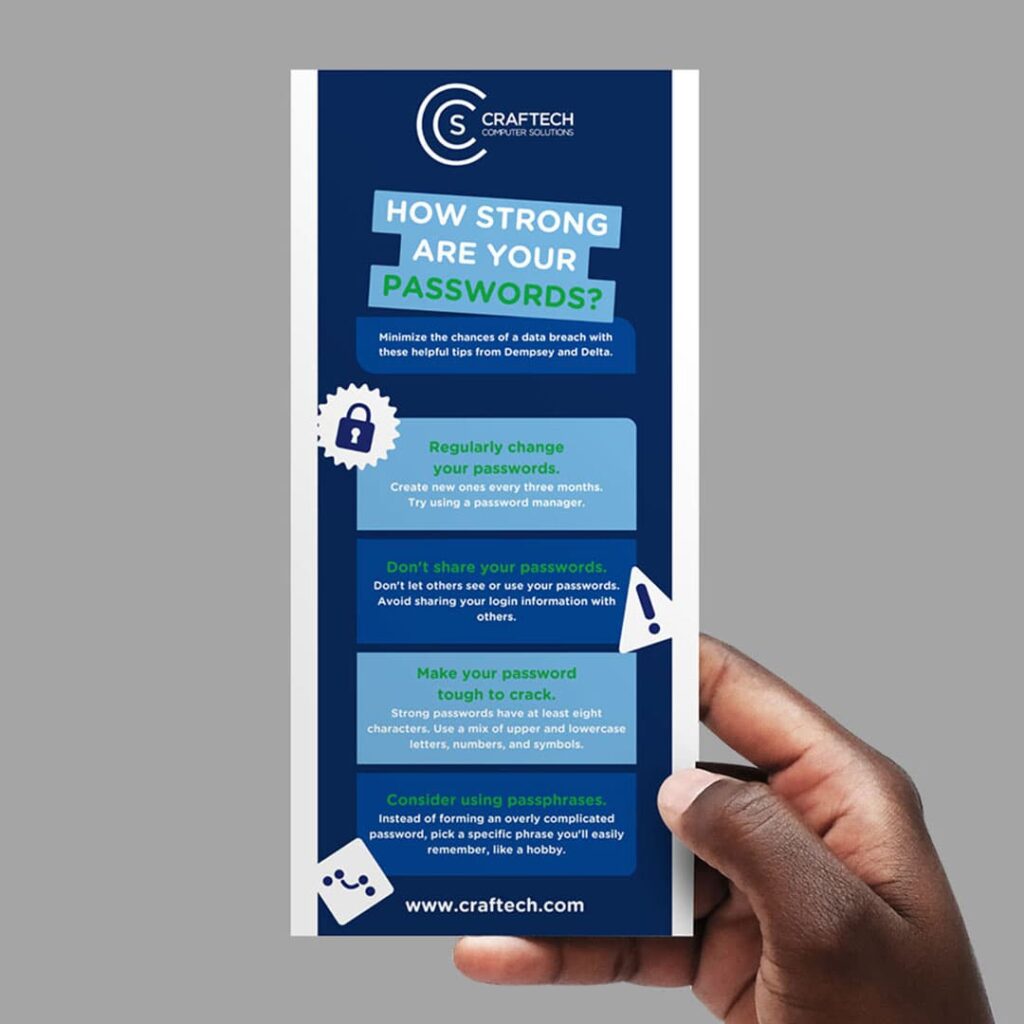 CrafTechPasswords_Brochure Design